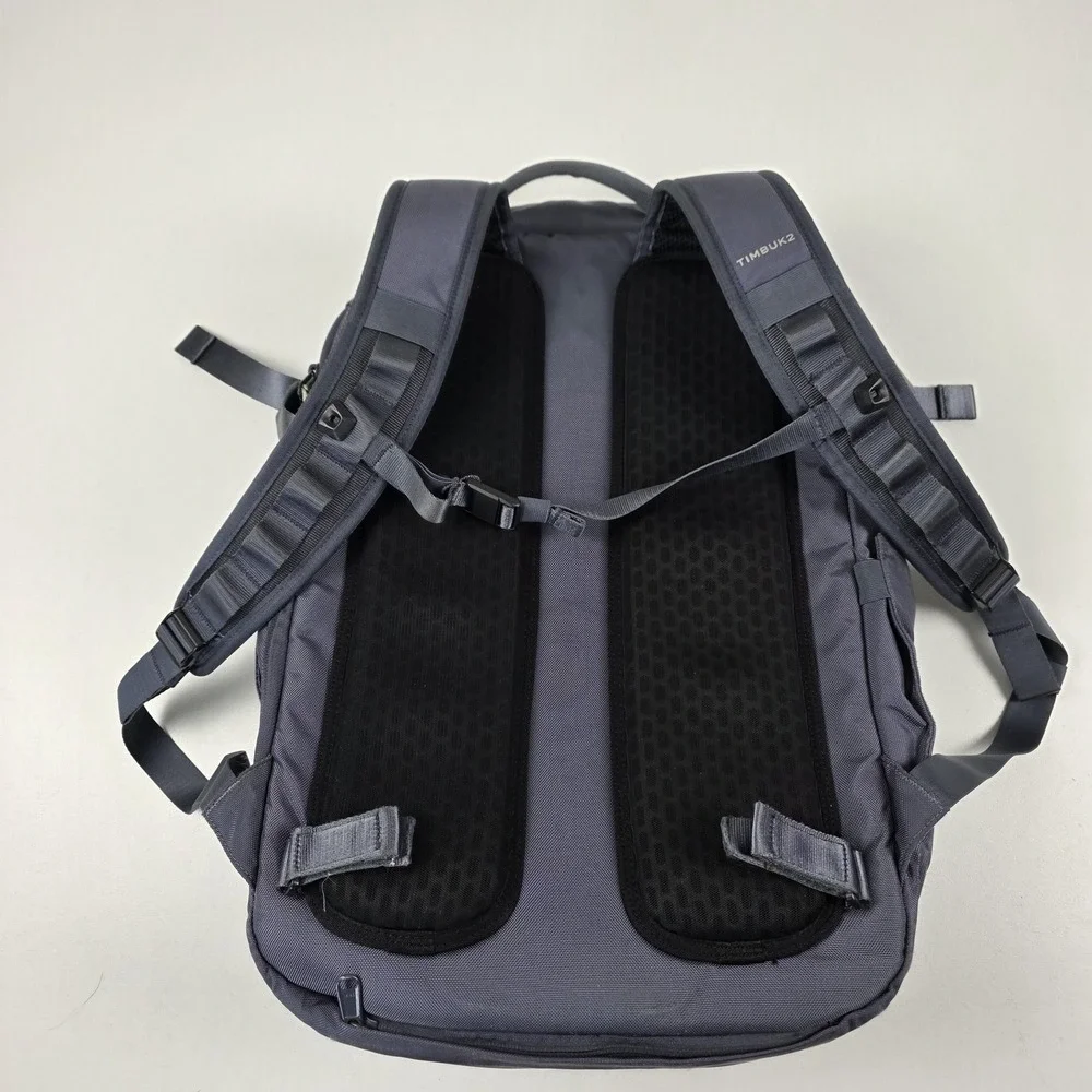 Timbuk2 Backpack Gray 21 Inch Laptop Bag Travel Daypack Men Nylon Commuter